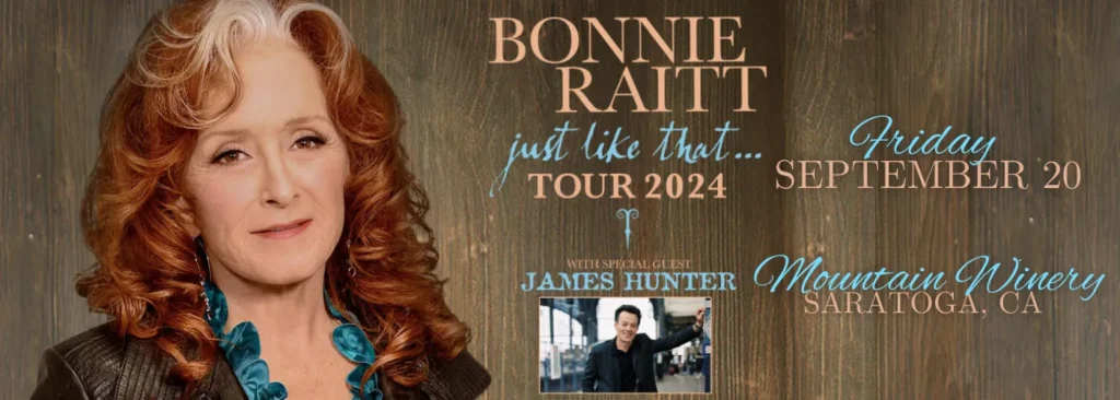 Bonnie Raitt at Mountain Winery