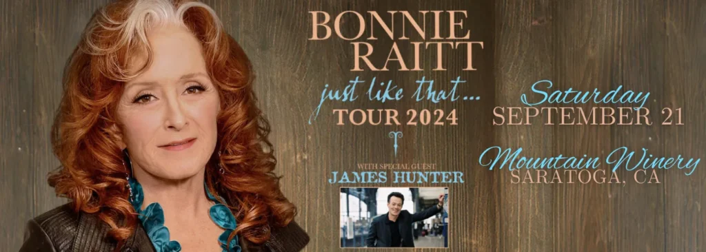 Bonnie Raitt at Mountain Winery