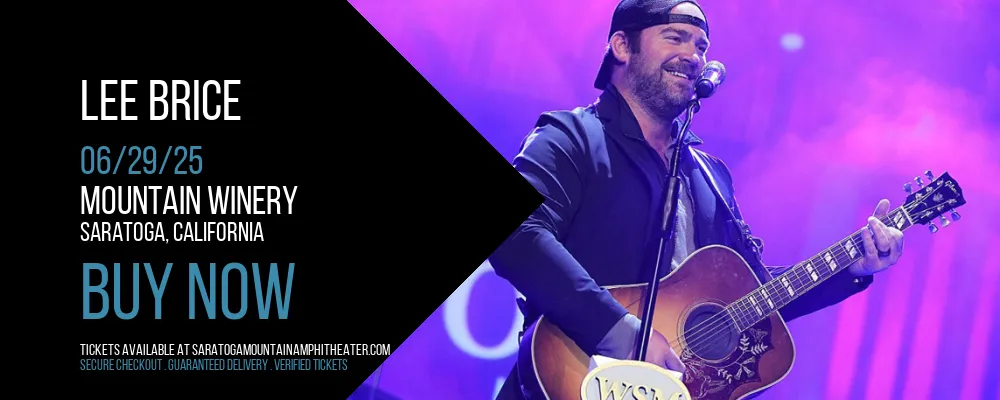 Lee Brice at Mountain Winery