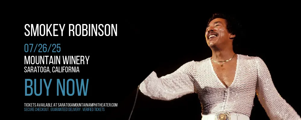 Smokey Robinson at Mountain Winery