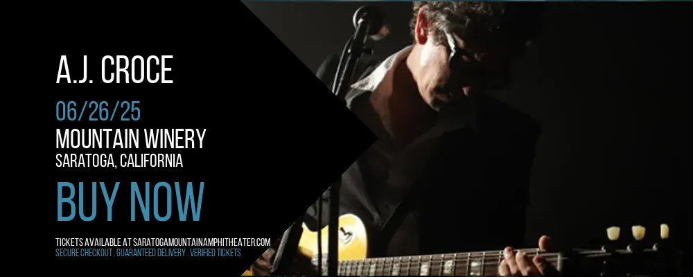 A.J. Croce at Mountain Winery