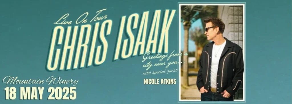 Chris Isaak at Mountain Winery