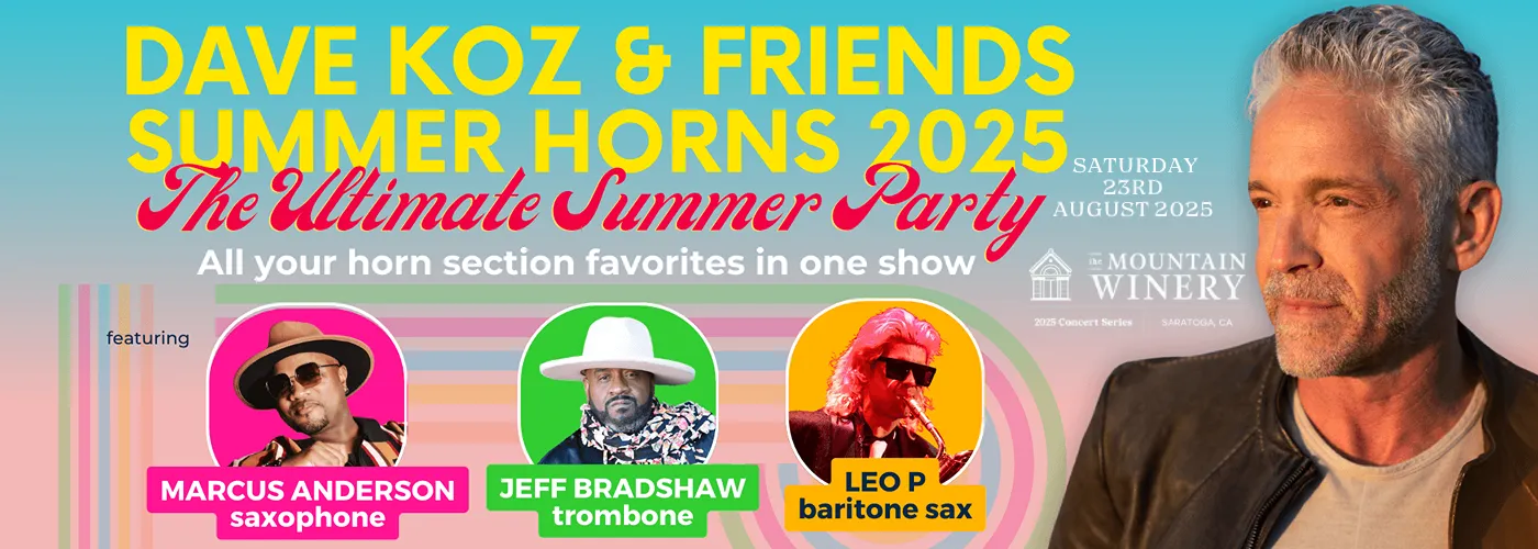 Dave Koz, Marcus Anderson, Jeff Bradshaw, Leo P & Evan Taylor