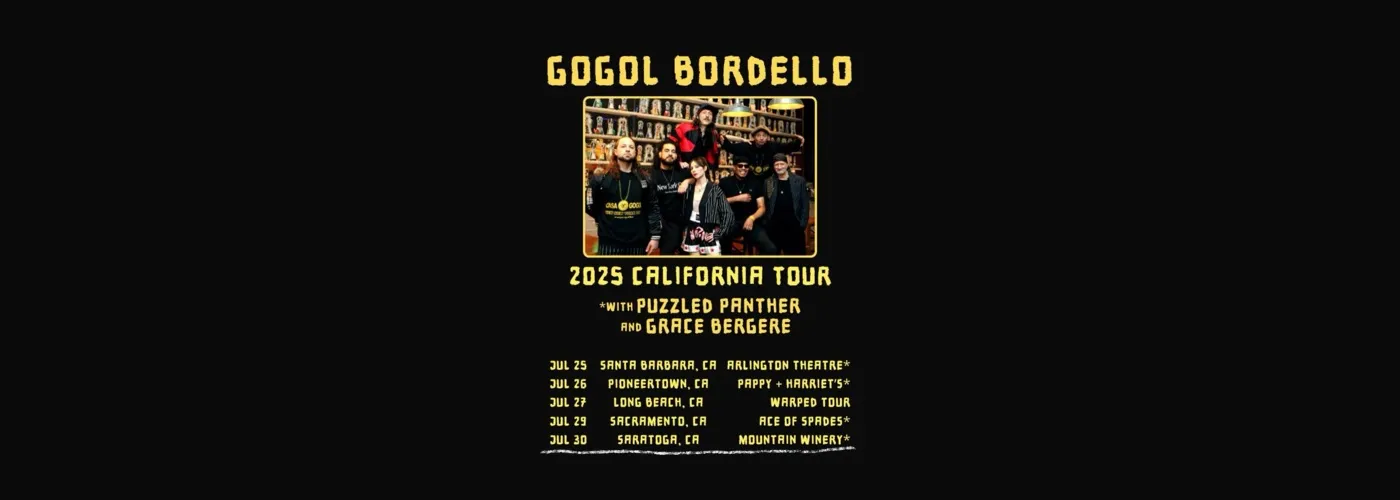 Gogol Bordello, Puzzled Panther & Grace Bergere