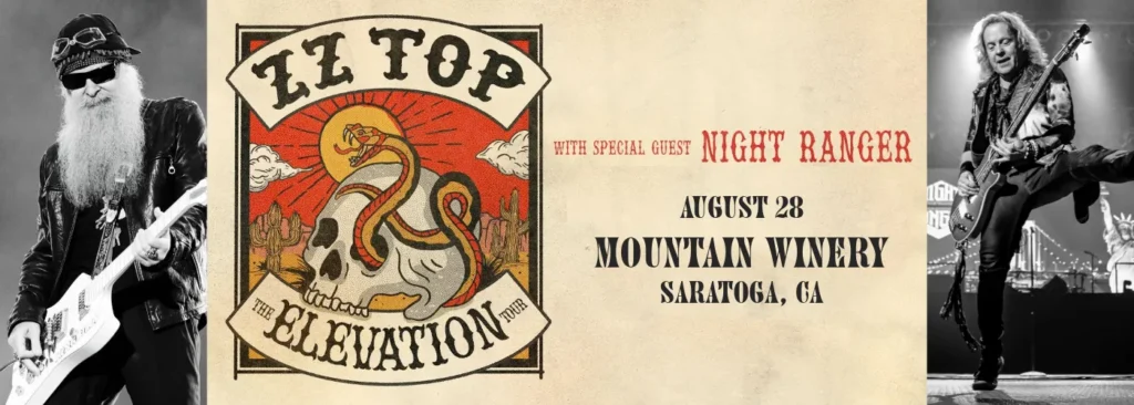 ZZ Top & Night Ranger at Mountain Winery