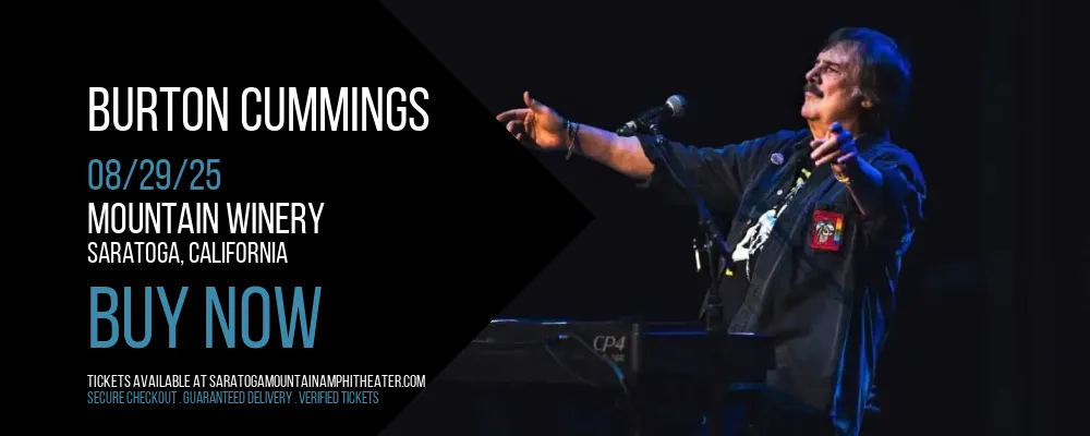 Burton Cummings at Mountain Winery