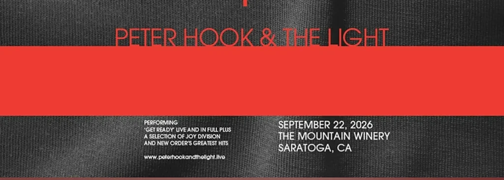 Peter Hook And The Light at Mountain Winery