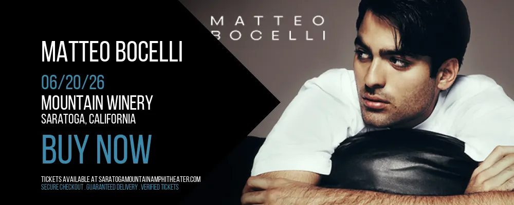 Matteo Bocelli at Mountain Winery