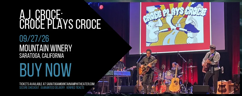 A.J. Croce at Mountain Winery