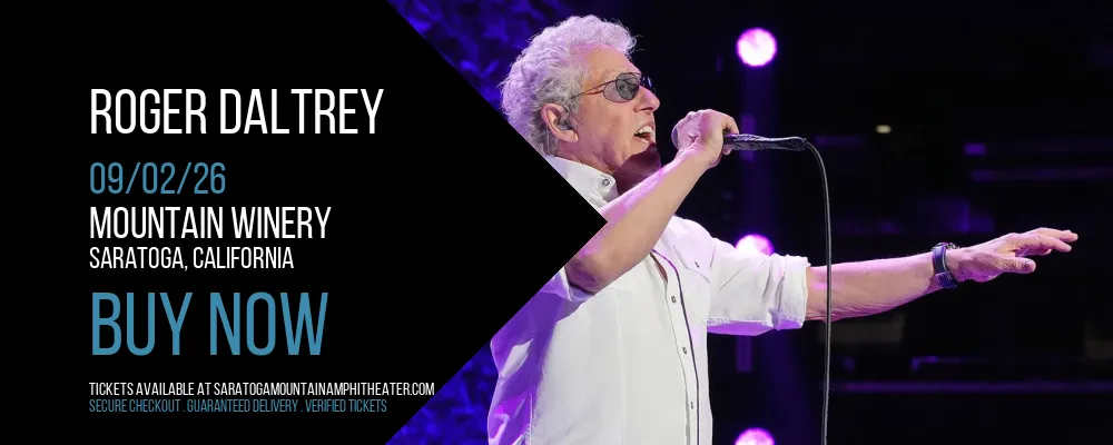 Roger Daltrey at Mountain Winery