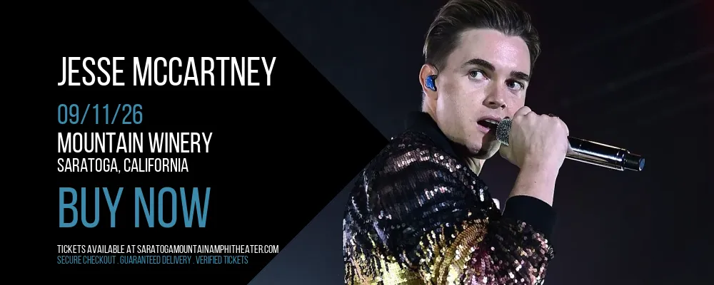Jesse McCartney at Mountain Winery