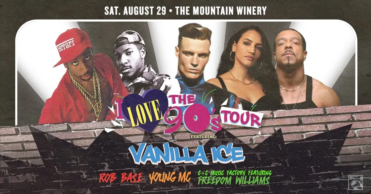 I Love The 90’s Tour: Vanilla Ice, Rob Base, Young MC &amp; C&amp;C Music Factory